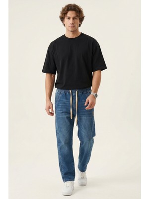 Bigdart Erkek Rahat Kesim Baggy Jean Pantolon 30076 - Lacivert