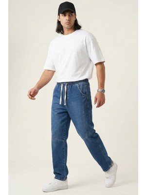 Bigdart Erkek Rahat Kesim Baggy Jean Pantolon 30074 - Lacivert