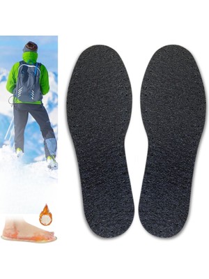 Palwin Kışlık Termal Yün Keçe Tabanlık, Sıcak Tutan Kalın Ayakkabı Tabanı Keçesi Asker Polis Bot Tabanı