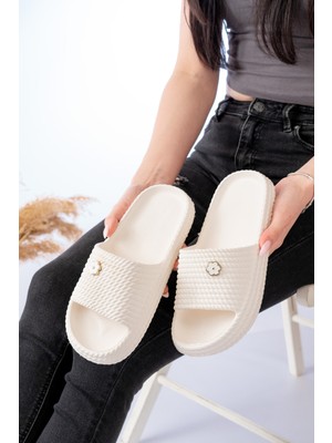 Stwenn Kadın Yüksek Taban Günlük Terlik Plaj Deniz Tatil Hastane Balkon Yazlık Kullanıma Uygun Hafif Rahat Model