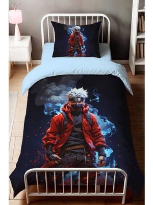 Sarel Anime Baskılı 3D Tek Kişilik Nevresim Takımı