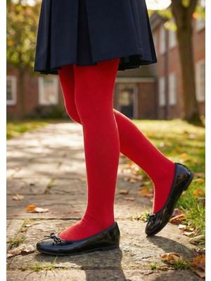 Pink Bunny Düz Desenli Külotlu Çorap