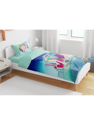 Sarel Futurama Baskılı 3D Tek Kişilik Nevresim