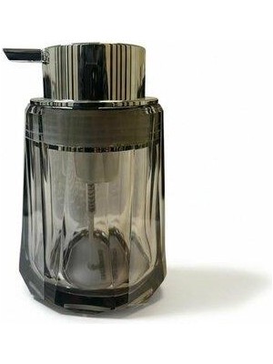 Roykıng Royking Kristal Tekli Köpük Sabunluk Banyo Aksesuarı Gümüş YV-377