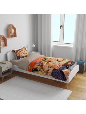 Sarel Smackdown Baskılı 3D Tek Kişilik Nevresim