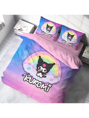 Sarel Kuromi Baskılı 3D Çift Kişilik Nevresim Takımı