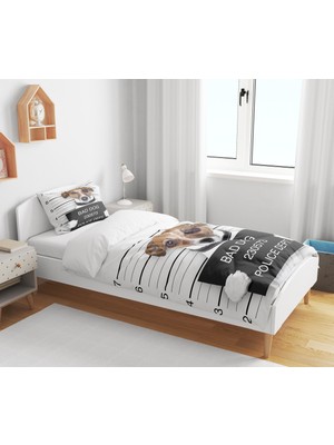 Sarel Bad Dog Baskılı 3D Tek Kişilik Nevresim