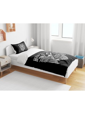 Sarel Harley Baskılı 3D Tek Kişilik Nevresim