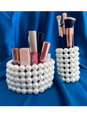 Ravinity Ikili Takım Inci Dekoratif Eşya Çok Amaçlı Inci Organizer