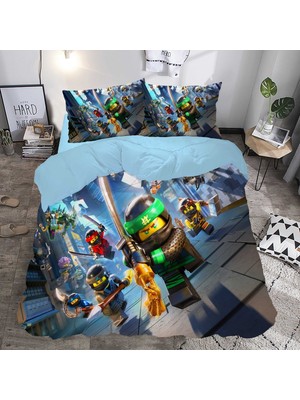 Sarel Oyuncak Figürlü 3D Çift Kişilik Nevresim Takımı