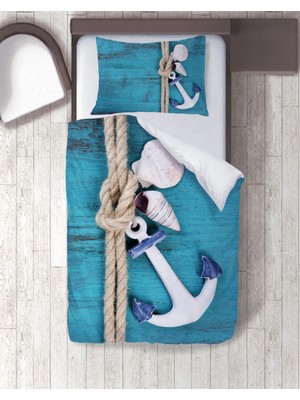 Sarel Çapa Baskılı 3D Tek Kişilik Nevresim Takımı