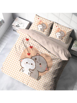 Sarel Dudu Bubu Baskılı 3D Çift Kişilik Nevresim Takımı