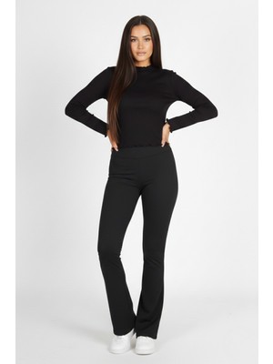 Softandbasic Kadın Toparlayıcı Ispanyol Paça Tayt Takım