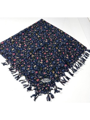 Firuze Star Desenli Sökme Boncuklu Tülbent 06115-24