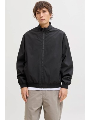 Jack & Jones Erkek Charge Stand Collar Bomber Ceket