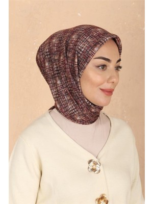 Lo'cella Pamuklu Soft Eşarp 4521-1 Bordo