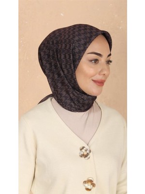 Lo'cella Pamuklu Soft Eşarp 4520-5 Kakao