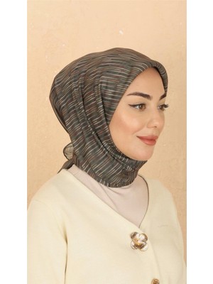 Lo'cella Pamuklu Soft Eşarp 4528-7 Yeşil