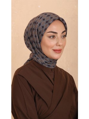 Lo'cella Pamuklu Soft Eşarp 4522-4 Acı Kahve