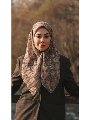 Lo'cella Pamuklu Soft Eşarp 4521-5 Camel