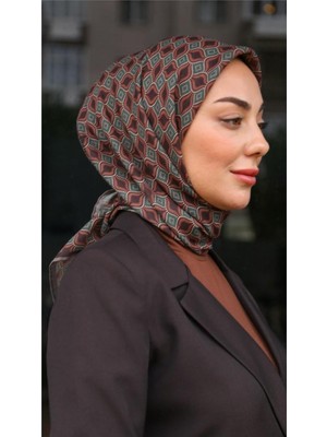 Lo'cella Pamuklu Soft Eşarp 4522-1 Çikolata Kahve