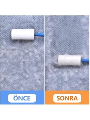 Madpet Tüy Toplayıcı Set – 1 Sap + 6 Rulo – Toplam 360 Yaprak – Kedi Köpek Tüyü ve Toz Temizleyici – Giysi, Mobilya ve Araç Koltuğu Için – Ekonomik Paket