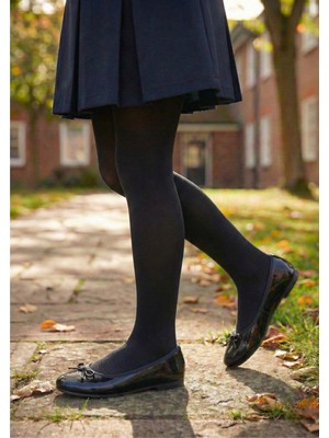 Pink Bunny Düz Desenli Külotlu Çorap