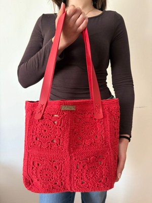 Nillys Kadın Koton Ip Astarlı ve Cepli Suni Deri Saplı Omuz Çantası