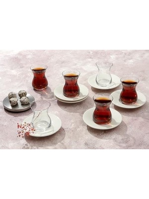 Peride Alumilite 6 Kişilik Çay Takımı