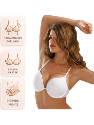 Bipamuk Premuım Kadın Destekli Sütyen Toparlayıcı ve Dolgun Gösteren Şekillendiren