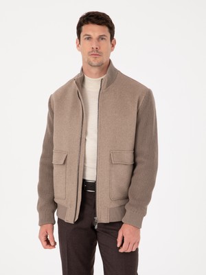 Cacharel Erkek Vizon Kaşe Mont 50311472-VR052