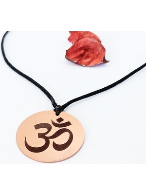 Markajda Aum Kolye - Om Kolye - Saf Bakır