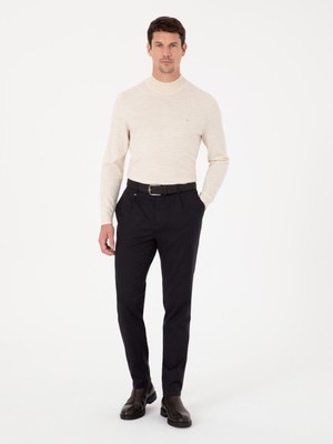 Cacharel Erkek Lacivert Carrot Fit Kanvas Pantolon 50308679-VR033