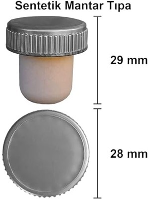 750 ml Yeşil Şarap Şişesi Sentetik Mantar Tıpalı ve Kapüşonlu Boş Çukur Cam Şişe 2 Adet