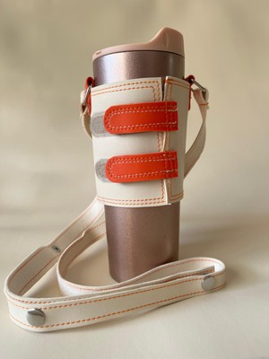 Youc Termos Kılıfı Omuz Askılı Ayarlanabilir Boyut Askılı Termos Çantası