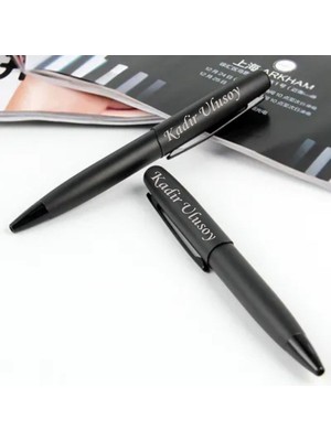 Çılgıntrend Sevgililere Özel Kişiye Özel Roller ve Tükenmez Kalem Seti – Isimli Romantik Tasarımlı Hediye Kutulu Metal Kalem Seti