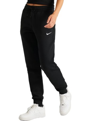 Nike Sportswear Phoenix Fleece Standart Fit Mid Rise Jogger Kadın Eşofman Altı Siyah
