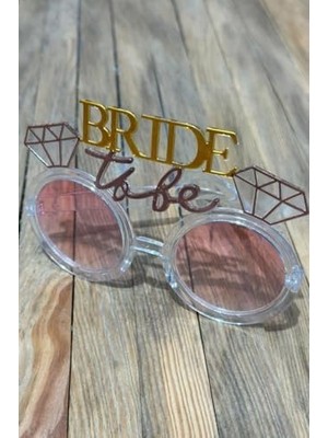 Parti Gözlülüğü Bride To Be Gümüş Pembe