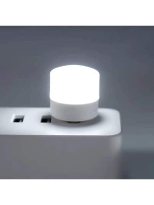 Mini USB LED Işık, 1W Enerji Tasarruflu, Gece Aydınlatma, Rehber Gece Lambası, Kitap Okuma Lambası Işığı, Küçük Yuvarlak Işıklar (8 Adet)