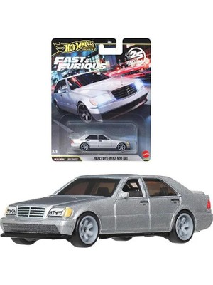 Hot Wheels Premium Series 25.yıl Özel Fast & Furious Mercedes-Benz 500 Sel HNW46 - JHW67-LA10
