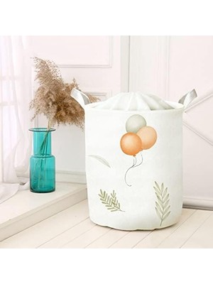 Çok Amaçlı Oyuncak Saklama Kutusu Kirli Çamaşır Piknik Sepeti Katlanır Düzenleyici Keçe Model 40027