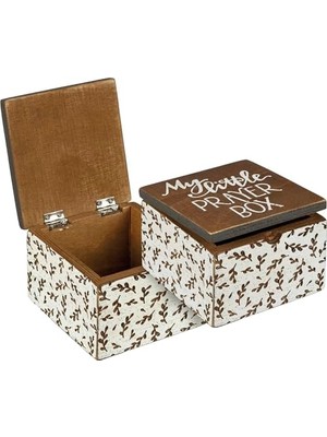 Primitives By Kathy Menteşeli Ahşap Kutu - My Prayer Box