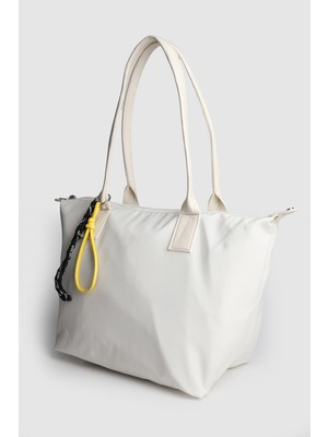 La'Graccio Paris La\'graccio Paris Kadın Muse Büyük Boy Paraşüt Kumaş Omuz Çantası