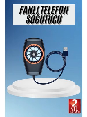 Novytech Telefon Soğutucu Fan Güçlü Motor Radyatör Cep Telefon Soğutma - Lisinya