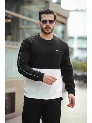 Baykal Store Unisex Şardonlu Bisiklet Yaka Sweatshirt Regular Fit