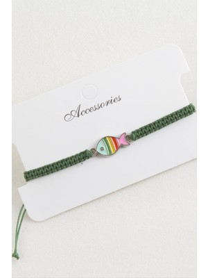 Die Grup Balık Makrome Örgülü Bileklik DIE-GRPBJT34