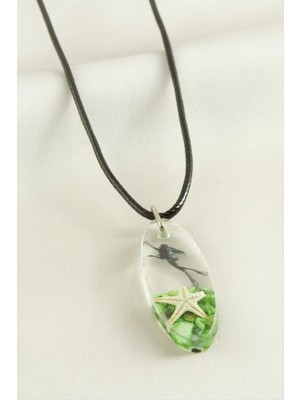 Die Grup Deniz Yıldızı Elips Epoksi Kolye DIE-GRPBJT34