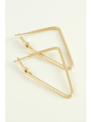 Die Grup Üçgen Halka Küpe 5 cm DIE-GRPBJT34