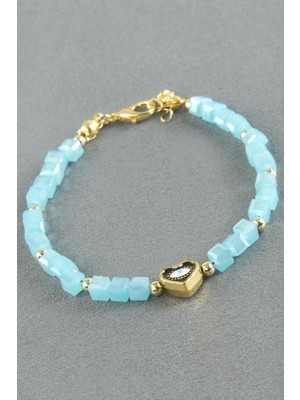 Die Grup Karışık Figürlü Küp Kristal Bileklik DIE-GRPBJT34