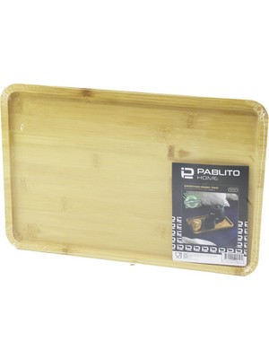 Die Grup Dikdörtgen Ahşap Bambu Sunum Tepsi 24X36CM (4887) DIEGRP-RSGO34